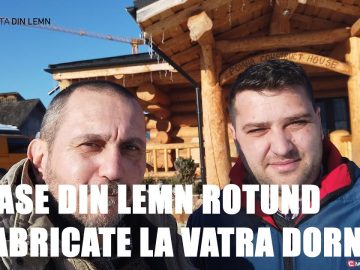Producător de case din lemn rotund din Poiana Stampei/Vatra Dornei