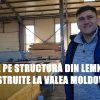 Producător de case pe structuri prefabricate din lemn la Valea Moldovei