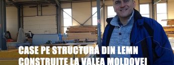 Producător de case pe structuri prefabricate din lemn la Valea Moldovei