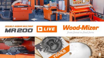 Wood-Mizer LIVE | MR200 Double Arbor and Wood-Mizer Tools Demonstration | Wood-Mizer Europe