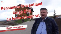 Pensiune lângă Cluj cu lemn recuperat – Trovantland