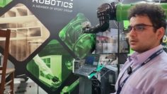 Robot de vopsire automatic CMA Robotics la Xylexpo 2024