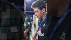 Radu Cãlian în Colțul Creativ din Hub-ul Lemnului la nZEB Expo Cluj Napoca.